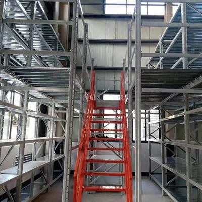 Stål Mezzanine hyller Gulv